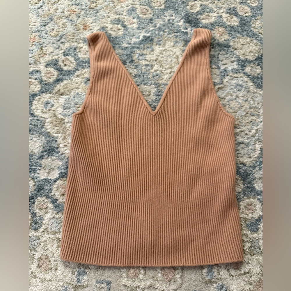 Abercrombie & fitch ottoman vneck tank